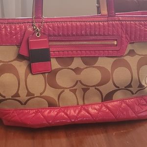 Coach Poppy Signature Handbag